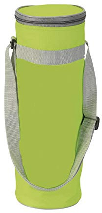 Kühltasche zum Umhängen für 1,5 L Flasche, Verstellbarer Schulterriemen, kleine Kühltasche für Drinks, Kühlbox für Outdoor, Reisen und Co. von noTrash2003 (Grün)