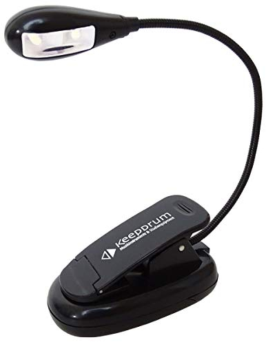 keepdrum LED-Lampe Leselicht Klemmleuchte Buchlampe Clip-Leselampe