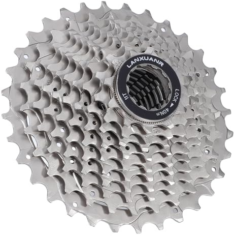 LANXUANR Cassette de Bicicleta de montaña de 10 velocidades para Bicicleta de montaña, Bicicleta de Carretera, súper Ligero (11-36T)
