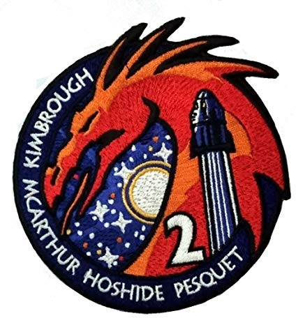 ABEMBLEM Écusson Mission Alpha SpaceX Crew-2 Capsule Crew Dragon Thomas Pesquet Crew2
