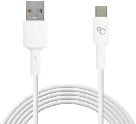 OcioDual Câble de charge rapide de type C, câble USB Type-C, charge rapide, 1 m, 6 A, 148 BA, câble USB portable C, câbles de charge et de données pour téléphones portables, smartphones, tablettes
