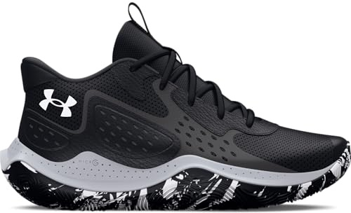 Under Armour Unisex Ua 23 Basketball Schuhe, Black Jet Gray White, 47.5 EU