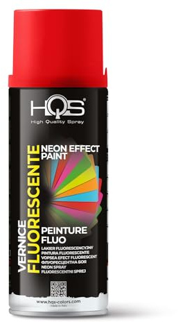 HQS Sprühfarbe, 400 ml, fluoreszierend (rot)