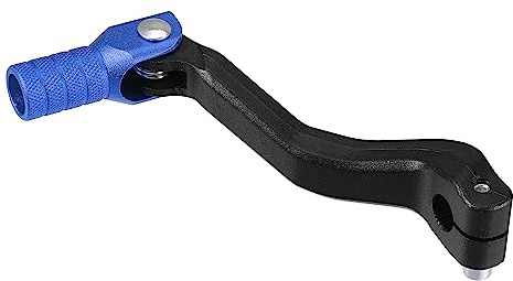 X AUTOHAUX Motorcycle Gear Shifter Lever Pedal Shift Arm Universal Blue | Black, Folding Aluminum Alloy, for Motorcycle Folding Aluminum Alloy