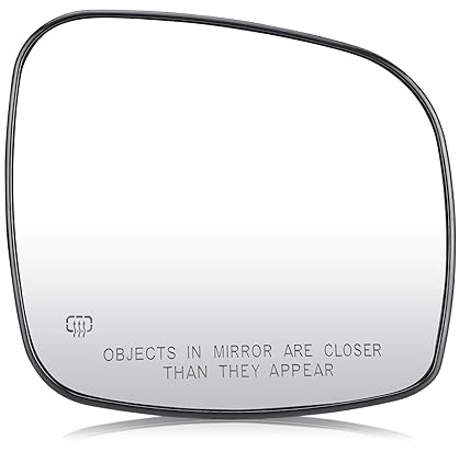 Passenger Side Mirror Glass Replacement for 2008-2016 Chrysler Town & Country, 2008-2020 Dodge Grand Caravan, 2012-2015 RAM CV, 2009-2014 Routan Right Heated Mirror Replace 68026176AB