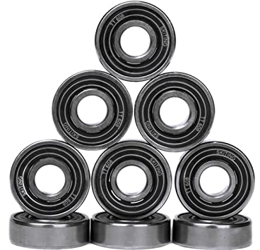 EICOFF Lager 16 stücke Kugellager Rollschuhe Hochgeschwindigkeits-Skating Lager Weiße Keramik 608 Lager Geschwindigkeit Achse Board Scrollen Skateboard