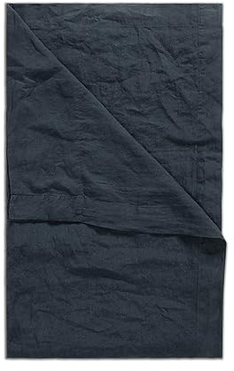 Luxury 100% Natural Linen Flat Sheet | Pure Linen Bed Sheets | Luxurious Hotel Quality | Belgian French Flax Woven In Portugal | Fjord - Superking