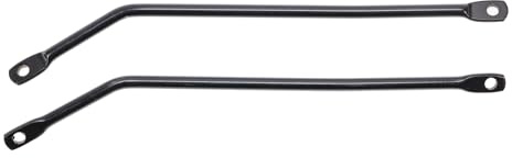 2 Stück Aluminium Gepäckträger Streben Befestigung 220mm lang- 1 Paar schwarz