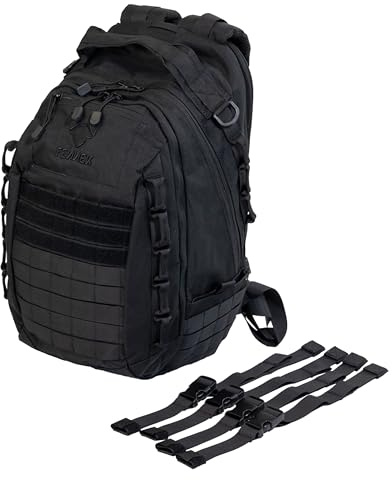 FENNEK Backpack One2explore | Multifunktionaler Outdoor Rucksack mit 28L Volumen | taktischer Survival und Trekking Rucksack wasserabweisend aus 600D Oxford mit modularem Zubehör