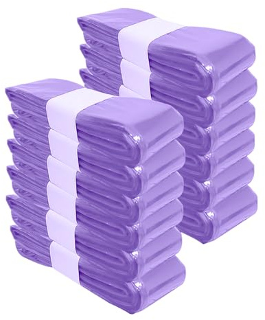 WDKXCN 12 Pcs Nappy Bin Refill - 6m Large Capacity Liners, Anti-odour, Anti-bacterial Bags Compatible With Genie/Munchkin/Angelcare (Purple)