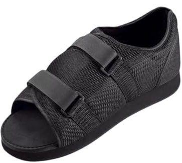 Orliman Zapato Bilateral Post Quirúrgico. Zapato Post Operatorio Cirugía Pie y Dedos. Calzado Ortopédico con Cierre de Pegar. (Talla 3 (41-42))