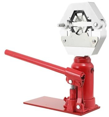 Crimpatrice manuale per tubi flessibili idraulici, cricchetto a bottiglia 6.5-20mm Manuale Idraulico Tubo Crimper Bottiglia Jack Tubo Crimper Banco Agricolo 7T Idraulico Tubo Pressa Macchina 6 Denti A