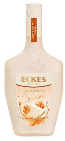 Eckes White Toffee Cream (1 x 0,5 l) - Limited Edition Creamlikör mit weißer Schokolade und Karamell, 15 % vol.