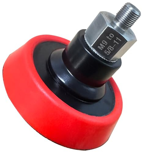 Noyfemr Buffing Polishing Kit for Milwaukee M12 Polisher/Sander,Includes M9 to 5/8-11 Adapter & 3 Backing Pad, Not Including Sponge and Wool Buffing Pads (2pcs)