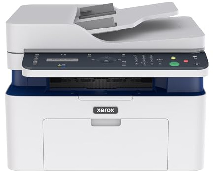 Xerox B115 Multifunction Wireless Printer - 4-in-1 Mono Laser All-in-One, Fast 20ppm, Print/Scan/Copy/Fax, A4, ADF, Ethernet, Desktop Home Office, Small Team, Mobile Ready, Wi-Fi