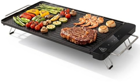 GiantexUK Teppanyaki Grill, 1300W Electric Grilling Hot Plate