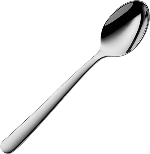 WMF Kult Kaffeelöffel, Teelöffel 13,6 cm, Cromargan Protect Edelstahl poliert, kratzbeständig, spülmaschinenfest (Packung mit 6)
