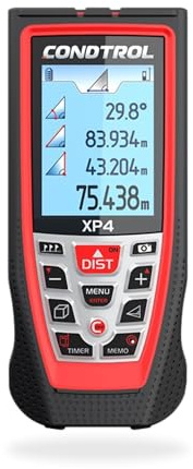 CONDTROL - Télémètre XP4 - Portée 0,05 à 100 m - avec Appareil Photo Numérique - Mémoire 50 Valeurs - Bluetooth - Garantie 2+1 Ans - Livré avec Accessoires