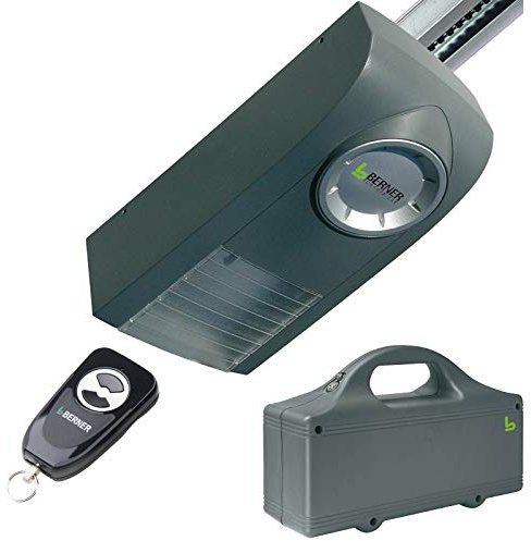 Berner Garagentorantrieb GA101 Akkubetrieb Optional auch mit Solarpanel (GA101 mit Akku und K-Schiene)