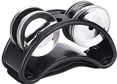 Tamburin Metal Jingle Percussion Bell - Handpercussion Instrument f¨¹r Rhythmus und Improvisation - Musikzubeh?r Tambourine Schlagzeug