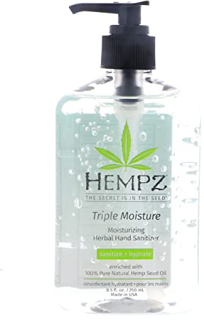 Hempz Hempz triple moisture herbal moisturizing hand sanitizer, 8.5 ounce, 8.5 Ounce