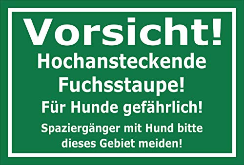 Melis-Folienwerkstatt Schild Fuchs-staupe - 60x40cm - Bohrlöcher - 3mm Aluverbund – 20 VAR S00359-228-E