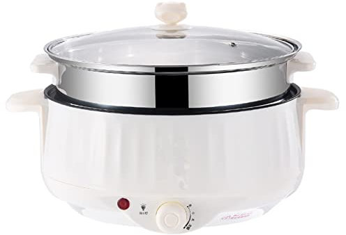 Jonoisax Cuisinière Électrique Multifonctionnelle Multicuiseur Antiadhésif - 1.7L - Cuisinière Électrique 2.7L pour La Maison D'école De Voyage 400W-1000W,2.2L