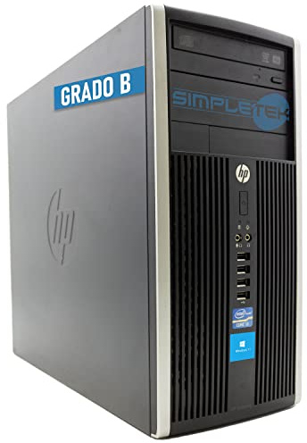 HP PC Desktop 6200 Pro MT Windows 11 Pro - Core i3 Clock 3.10GHz - 32GB RAM SSD 480GB | Interfaccia Seriale RS232 COM MCN DVD VGA DisplayPort Computer Fisso (Ricondizionato)