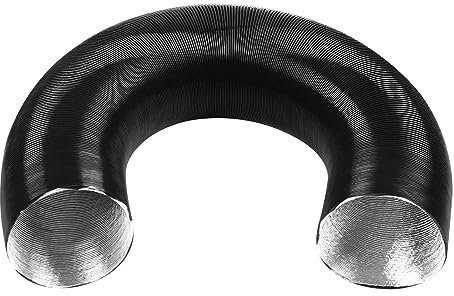 42/60/75 mm Aluminiumfolie geriffeltes Lufteinlassrohr, Vorwärmschlauch Lufteinlassrohr, Ripple Lufteinlassrohr, Auto-Heizungskanal-Entlüftungs-Warmluftauslass für 2000/5000/6000W Lufterhitzer(75 mm)