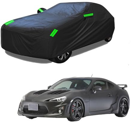 YHANNI Abdeckplane Passgenaue Auto für Toyota 86 GT86 GR 86 Allwetter 100% Wasserdicht Atmungsaktiv Autoabdeckung Autoplane Vollgarage Outdoor Zubehör