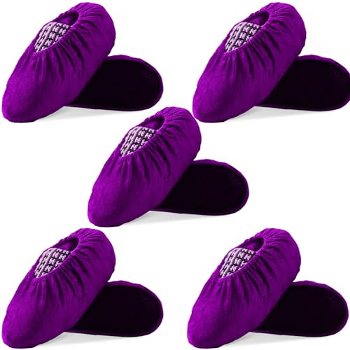 WUFANC Cubre Zapatos Reutilizables - Cubrebotas para Zapatos son Antideslizantes y Resistentes al Desgaste, Lavar a Máquina - Alternativa Patucos Desechables, Adecuadas para Varios Lugares