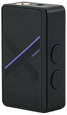 Linsoul SIMGOT DEW4X Amplificateur Portable pour écouteurs Intra-Auriculaires, écouteurs HiFi stéréo USB DAC avec Double Puce DAC C43198, 384 kHz/32 bit, minuscules amplificateurs Audio