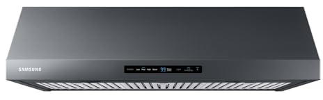 SAMSUNG 36 Smart Under Cabinet Range Hood, Black Stainless Steel, NK36N7000UG/AA