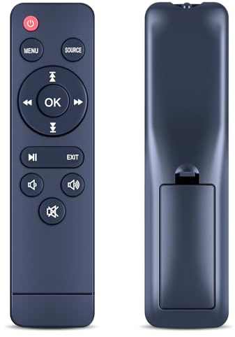 GOUYESHO Remote Control Replacement for XuanPad Mini Projector M8-F, for YOOYAA XR11, for PURSHE Projector HI-01