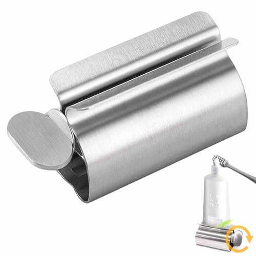 Tubenquetscher Tubenpresse - Edelstahl Zahnpasta Quetscher, Tubenausdrücker, Zahnpasta Quetscher, Tubenquetscher für alle Tube