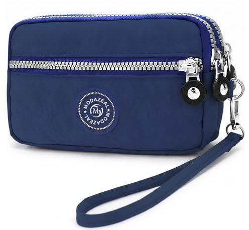 ModaZeal Wrist Bag for Women Small Clutch Phone Purse Nylon Wristlet Wallet | Lightweight and Water-Resistant Nylon with Multi-Pocket, Detachable Wrist Strap for Hands-Free Carry, Ideal for Party Errands