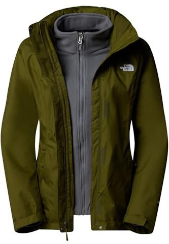 The North Face NF00CG564OS1 W EVOLVE II TRICLIMATE JACKET - EU Giacca Donna FOREST OLIVE/SMOKED PEA Taglia S
