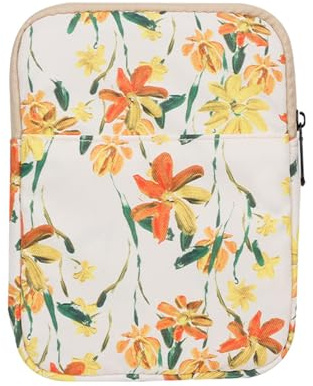 Umimiss E-books Cover - 6-7 Inch Sleeve Case, Flower Padded Protective Sleeve Case Bag, 2022/10th Gen 2019 /8th Gen 2016, Paperwhite 11th /10th Gen 2021/2018 E-reade