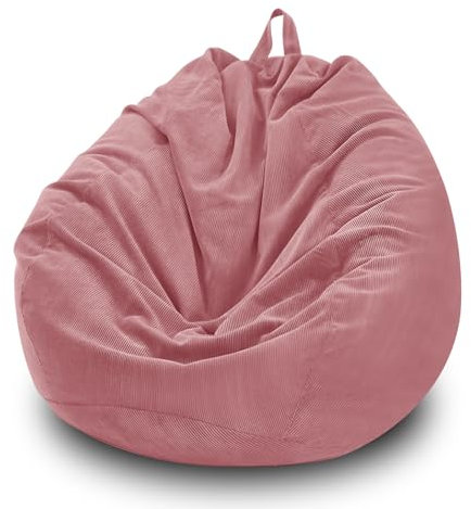 Gugxiom Sitzsack Stuhl Abdeckung (ohne Füllung), Gefüllte Tier Lagerung Sitzsack Stuhl Abdeckung, Premium Cord stopfbar Sitzsack Haustiere Hunde/Katzen Lazy Beds für die Organisation von Plüschtieren