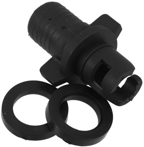 BESPORTBLE Luftventilanschluss Sup-pumpen-Adapter Kajak-ventiladapter Bootsfußpumpen-schlauchadapter Austausch des Paddle-Board-ventils Ersatzteile Für Paddelbretter Kajakpumpe Black Plastik