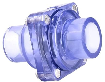 Supkancl 1 clapet Anti-Retour Transparent en PVC 25/32/40/50/63 mm, raccord de Tuyau d'eau(Inner Dia 40mm)