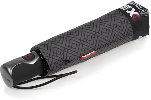 Isotoner Parapluie homme x-tra solide, ultra déperlant, ouverture/fermeture automatique