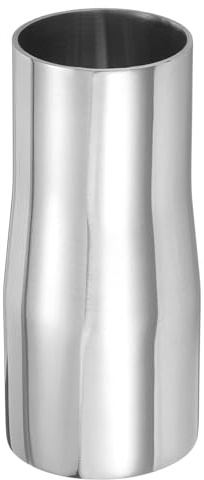 PATIKIL Concentric Reducer Pipe Fitting, 2-1/4(57mm) to 2(51mm) OD 304 Stainless Steel Butt Weld Tube Long Reducer Exhaust Pipe for Food Beverage HVAC Plumbing, Silver