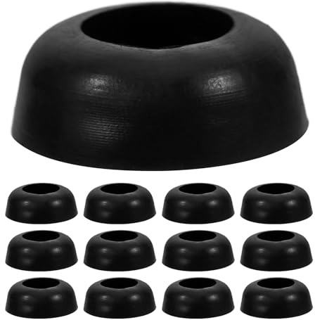 ARTIBETTER 100pcs Compact Dark Silicone Furniture Feet Pads Non-Slip Anti-Vibration Rubber Levelers for Chair, Cabinet, Washing Machine and Dryer Floor Protection