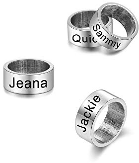 DaMei Personalisierter Armbänder für Männer Damen mit Gravur Silber Anhänger Lederarmband mit Namen Gravur für Männer Frauen Echtlederarmband Schmuck für Herren - Kautschuk Kette