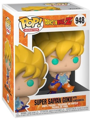 Funko Pop! Animation: DBZ S9- SS Goku mit Kamehameha Wave - Dragon Ball Z - Vinyl-Sammelfigur - Geschenkidee - Offizielle Handelswaren - Spielzeug Für Kinder und Erwachsene - Anime Fans