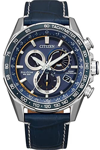 Citizen Orologio Analogico Eco-Drive Uomo con Cinturino in Pelle CB5918-02L