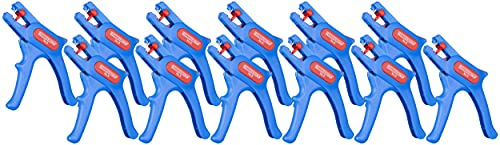 WEICON TOOLS Avisoleringstång nr 5 | blå/röd | Set om 12 | Automatisk avisoleringstång för alla vanliga flexibla och solida ledare från 0,2-6,0 mm².