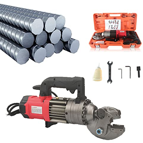QJJML 4-16 mm elektrischer Bewehrungsschneider, tragbare hydraulische Bewehrungstrennmaschine, Stahlseil-Schneidwerkzeug für Rundstahl/Baustahl/Gewindestahl,SC-16B