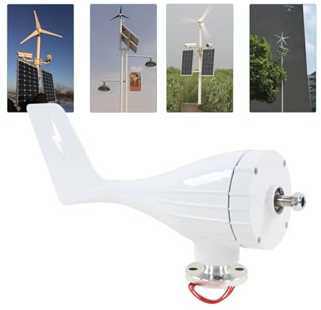 Windgenerator, 600 W Windgenerator, 3 Nylonfaserblätter, MPPT-Steuerung, Aluminiumlegierungsgehäuse, Einfache Installation, Windkraft, Solar-Windkraft-Wechselrichter (48V)